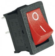  ST 1/RD one-circuit two-position Mini toggle switch, 20x13mm, red